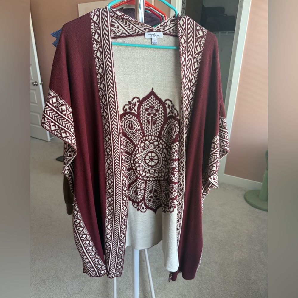 Indigo Boho Cardigan/Coverup